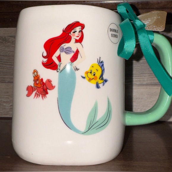 Super Cute Disney Princess Ariel The Little Mermaid π§ββοΈ Mug by Rae Dunn - NEW - Picture 4 of 12